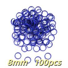 100pcs 8/10mm Small Double Open Jump Rings Colourful Small Key Rings Split Rings Functions On Connectors For Jewelry Crafts Decorations And DIY - Double Loop Hanging Loop - View 14