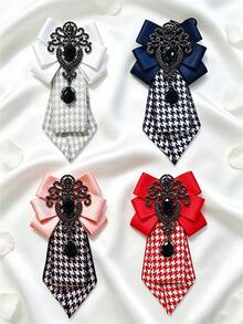 1件休閒領帶與領結，適用正式場合、制服、西裝、日常穿著，可作為萬聖節、聖誕節、節慶、旅行禮物 - 領帶3 - 查看 1