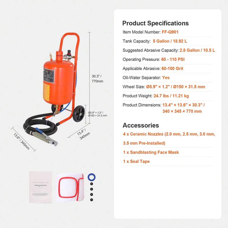 Pneumatic Tools & Accessories - Orange - View 7