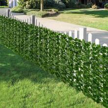 119 X 40 Inch Artificial Ivy Privacy Screen, Realistic Faux Greenery Wall Panel, Weather Resistant Artificial Hedge Fence, Perfect For Privacy Shield & Aesthetic Decoration, Multi-Scene Decor For Home, Garden, Backyard, Patio, Balcony Railing - Green - View 11