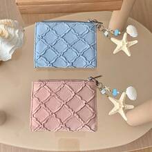 Starfish Shell Pendant Wallet, Best Friend Island Short Wallet With Multiple Card Slots And Coin Purse - Multicolor - View 4