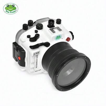 Sea Frogs Underwater Waterproof Camera Housing Case (A7RIV 28-70MM-White)
