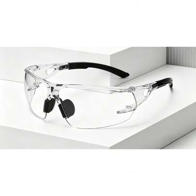 Day And Night Dual-Use Sports Cycling Glasses, Colorful Floral Lenses, Unisex One-Piece Transparent Scratch-Resistant Outdoor Glasses
