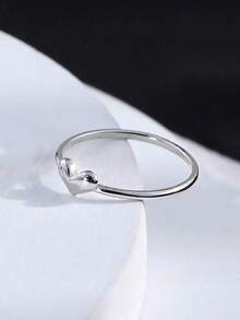 1pc Cute Ring For Women, Wedding, Engagement, Party, Valentine's Day Gift - 1# - View 3