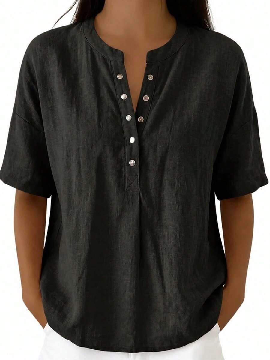 Women Blouses & Shirts - Black - View 1