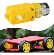 2 Piezas Motorreductor  48:1 Motor 2 Ejes Carro Arduino - amarillo - Ver 3