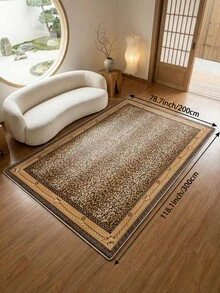 Leopard Print Style Living Room Rug, Large Size Soft, Suitable For Kitchen, Dining Room, Bedroom, Indoor/Outdoor, Office, Lobby, Non-Slip Doormat, Hallway, Study, Holiday Decor Rug - Brown - View 19