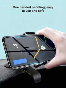Car Phone Holder, Multi-Function Phone Mount, Rotatable Installation Device, Can Be Installed On Car Dashboard, ABS Material - Multicolor - View 8