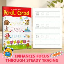 Pre-Handwriting Practice: Build Writing Readiness And Fine Motor Skills, Pencil Control, Lines, Curves Practice For Kids Back To School - Pencil Control Book - View 3