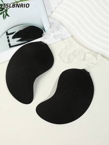 1pc Mango Shaped Silicone Push-Up Invisible Bra, With Detachable Transparent Halter Strap, Soft And Reusable, Strong Breast Support, Suitable For Wedding Dress, Low-Cut Tops, Beach Vacation And Formal Occasions - Black - View 6