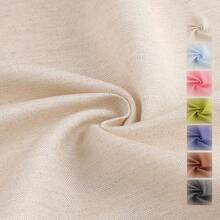 Linen Fabric Soft, Breathable Drapable Clothing Fabric 55 Linen, 45 Viscose Dresses, Shirts, Skirts, Needlework, Lining (Linen, 1 Yard) - A - View 1