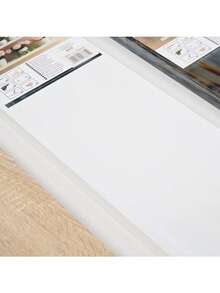 Estantería de pared minimalista nórdica, estantería individual, disponible en múltiples tamaños y colores. Ideal para sala de estar, dormitorio, decoración de pared de fondo de TV y exhibición montada en la pared. - Blanco - Ver 2
