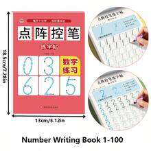 Number Tracing Book 0-100: My First Pen Control Workbook With Dot Grid Patterns For Preschool And Kindergarten Kids, Builds Foundation For Early Mathematics, Teacher Classroom & Homeschool Supplies - Number Tracing Workbook - View 3