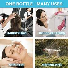 1pc 2026 New Continuous Fine Mist Spray Bottle, Multi-Purpose Handheld Sprayer For Hair, Facial Toner, Alcohol, Plants, Home Cleaning, Portable Liquid Container, Bathroom Daily Care, Summer Holiday Travel Essential Decorative Accessory - Multicolor - View 5