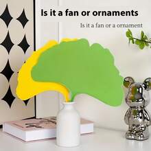 6pcs Ginkgo Leaf Handheld Fans, Portable Cooling Fan, Summer Hand-Held Fan, INS Style Minimalist Palm Leaf Fan, Student Outdoor Office Cooling 1/3/6pcs - Multicolor - View 7