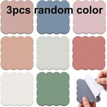 3/6/8 Packs Fan-Shaped Edge Sticky Notes, Suitable For School, Office And Home - Self-Adhesive Fan-Shaped Note Pads, Wavy Inner Pages, Vintage Color Sticky Notes, Suitable For Journals, Planners And Bulletin Boards. School Supplies - Blank Wave Style - View 10