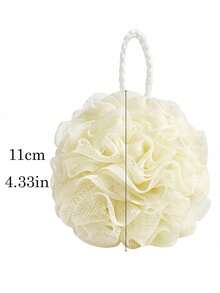 1/2/3/4pcs Super Soft Large Size Bath Sponge, High-End Bath Flower, Back Scrubber, Water Absorbing Towel, Bath Sponge, Bath Ball Home Bathroom Decor Fall Decor Back To School - Multiple Styles - View 7