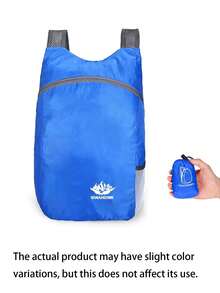 Sac à dos pliable imperméable, sac de voyage léger grande capacité, sac de sport portable, sac de rangement pour voyage, cyclisme, randonnée, camping et sports de plein air, accessoires de randonnée pour hommes et femmes, équipement essentiel de camping - Multicolore - Voir 12