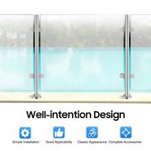 90cm Railing Post Stainless Steel Railing Post Stainless Steel Handrail Railing - Railing Post - View 7