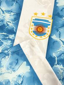 Argentina Men's & Youth T-Shirt, South American Design Comfortable Top, Suitable For Match, Daily Wear, Gift Sports White - White - View 5