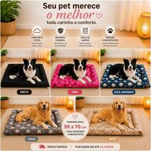 Large Pet Bed 95x70 For Medium And Large Dogs, Super Soft, Washable, Comfortable, Decorative - L - 查看 5