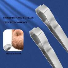 1pc High Precision Tweezers For Removing Fine Hair, Professional Beard, Eyebrow, Hair Removal Tweezers, Stainless Steel Hair Removal Clips - Conical Tweezers - View 4