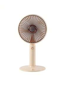 1件可充電便攜式3段調速大尺寸桌面風扇,附底座,迷你USB供電風扇 - 彩色 - 查看 13