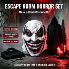 Masque ScCosplay Ary Halloween Tête Complète Latex Masque de Démon Réaliste Accessoire de Costume Halloween Visage de Fantôme - Plusieurs styles - Voir 3