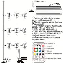 1PC Smart RGBIC Corner Floor Lamp, APP And Remote Control, Music Sync, Timer, 16 Million Colors And Dimmable Ambient Lighting For Bedroom, Living Room And Gaming Room - RGB+IC - View 11