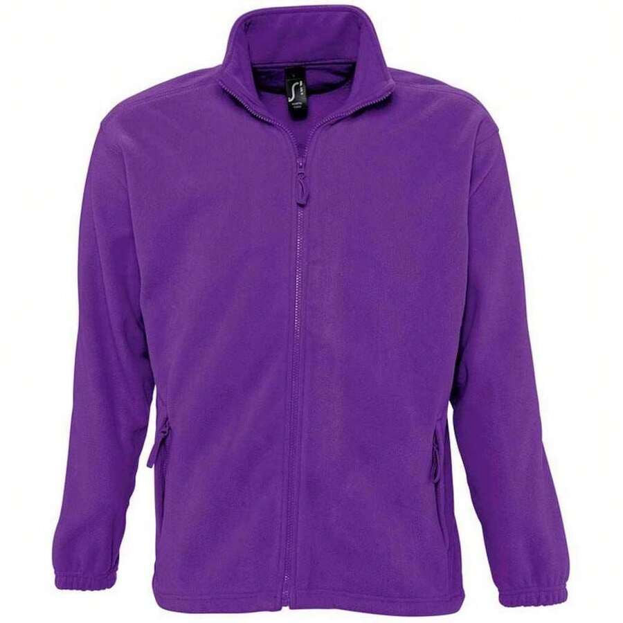 SOLS Unisex Adult North Fleece Jacket - Dark Purple - View 1
