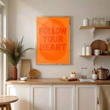 1pc Featuring Vibrant Colors, Uplifting Wall Art, Motivational Prints, Minimalist Canvas Design, Living Rooms Decor - A - View 5