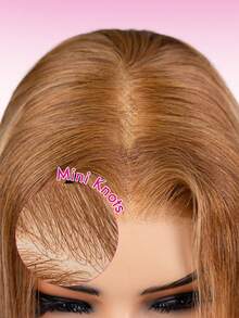 ISEE HAIR 穿戴即走挑染假髮 棕色直髮 預剪無膠蕾絲假髮 7*5 HD蕾絲 預拔髮際線 180%密度 8-14吋波波頭 16-30吋 適合女性日常使用 平價款 - S4/27 - 查看 4