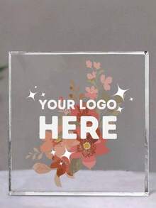 Customized Acrylic Plaque, Personalized Your Logo Acrylic Plaque, Business Logo, Customize Your Picture, Custom Logo Plaque Gift, Suitable For Desk Decoration - Multicolor - View 5