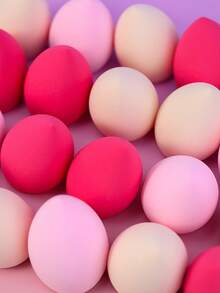 6/15/21pcs Makeup Sponges, Foundation Blending Makeup Sponges, Suitable For Liquid, Cream And Powder Products For Flawless Application, Multi-Color Makeup - Multicolor - View 7