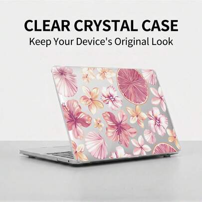 2件裝透明全包覆硬殼PC保護殼，適用於Macbook/Matebook，水晶透明防刮防撞薄型筆電殼，相容13 Neo/13.3 Air/13.3 Pro/13.6Air/14.2 Pro/15Air/16.2Pro/D16/14 Ultra
