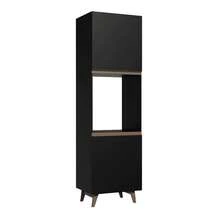 Mueble De Cocina Para Horno Madesa Reims 60cm 2 Puertas NN - Negro - Ver 1