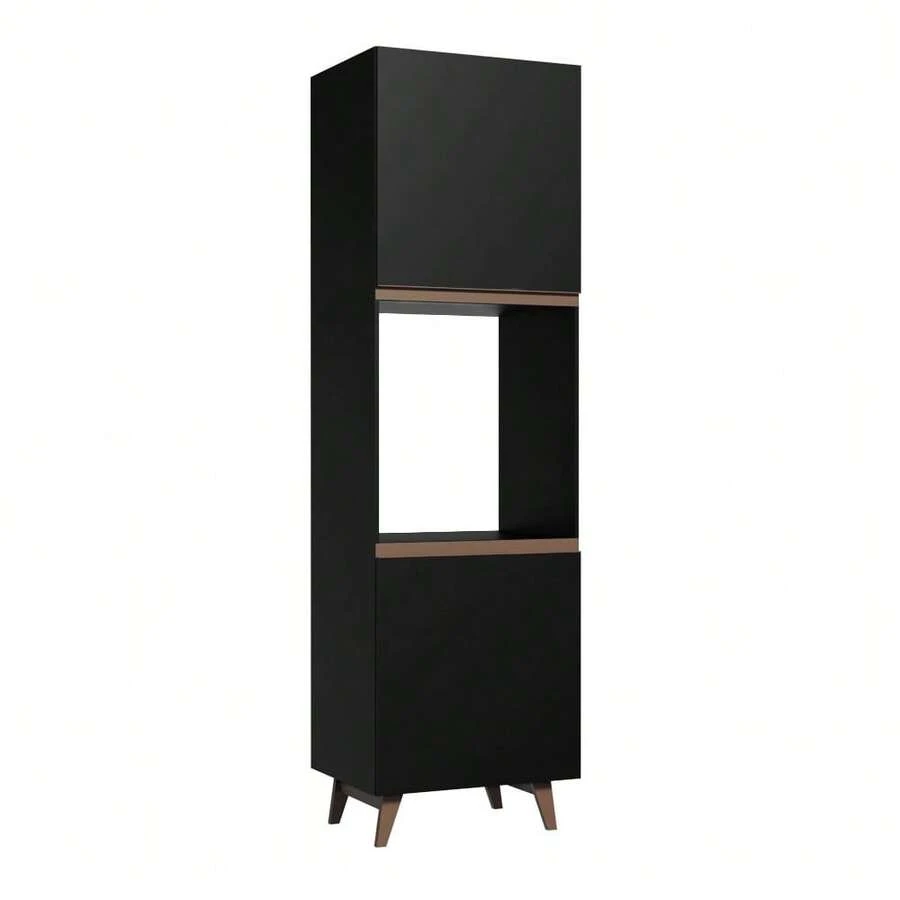 Mueble De Cocina Para Horno Madesa Reims 60cm 2 Puertas NN - Negro - Ver 1