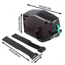 1pc Black Bicycle Tow Rope, Beginner-Friendly Retractable Home Traction System, Convenient Handle Installation, Bicycle Accessory, Suitable For Adult Outdoor Cycling Adventure, Family Weekend Riding, Mountain Bike City Bike Universal Home Cycling Towing Accessory, Outdoor Retractable Wear-Resistant Nylon Towing Tool, Ideal Choice For Cycling Enthusiasts - Multicolor - View 7