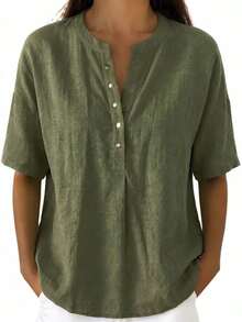 Women Blouses & Shirts - Black - View 8