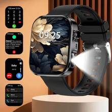 Reloj deportivo inteligente, adecuado para pantalla de reloj inteligente de alta definición, equipado con pantalla curva LED a color de alta definición, reproductor de música de pantalla táctil multilíngüe, función de teléfono, notificación de mensajes - Multicolor - Ver 13