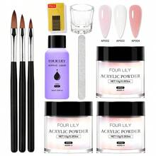 Acrylic Nail Powders & Liquids - Baby Pink - View 4