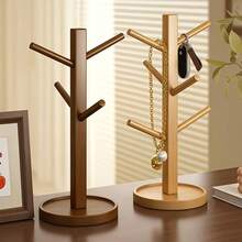 6-Hook Vintage Cup Rack, Mug Display, Kitchen Utensil Storage Rack, Entryway Key & Clothing Shelf, Bathroom Towel Rack - Multicolor - View 4