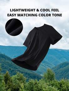 CAMEL CROWN Women's Outdoor Quick-Dry Short Sleeve T-Shirt, Breathable And Cooling, Suitable For Hiking And Sun Protection - Phantom Black - View 4