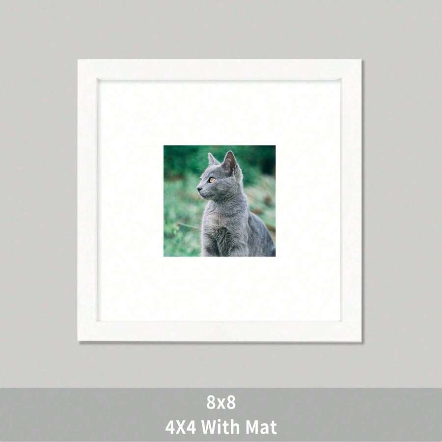 Wall & Tabletop Picture Frames - White - 1 Piece 20x20cm - View 1