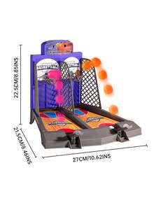 Fun Double-Player Competitive Basketball Shooting Toy - Fingertip Game Shooting Interactive Family Tabletop Game Boys And Girls Stress Relief Toy - Multicolor - View 7