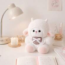 8.66inch Cute Sheep Wool Plush Doll-Super Soft And Fluffy.Silicone Baby Doll Full Silicone Body Plush Anime Figure Stuffed Animal Teddy Bear Plushies Soap Office Desk Room Decor Squishy - Multicolor - View 6