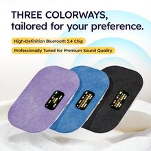 Reletech Bluetooth 5.4 Sleep Pillow Speaker With Alarm Clock And LED Display, FM Radio, Portable Stereo Pillow Speaker For Side Sleepers, Insomnia Relief, Sleep Aid, Fabric Design - View 6