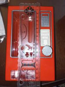 Vintage Mini Candy Vending Machine - Compatible With Chewing Gum, Jelly Beans And Various Small Snacks, No Battery Required, Perfect Kitchen Decor, Also A Great Gift For Young People, Valentine's Day Gift, Christmas Gift, Halloween Gift - Red - View 10
