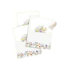 50pcs/Set Floral Theme Seat Cards - Name Cards - Blank Wedding Cards - Birthday Party Guest Cards - Table Place Cards - Banquet Hall Cards - HYY-10 - View 8