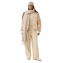 Reebok Womens/Ladies Reversible Puffer Jacket - Oatmeal - View 4